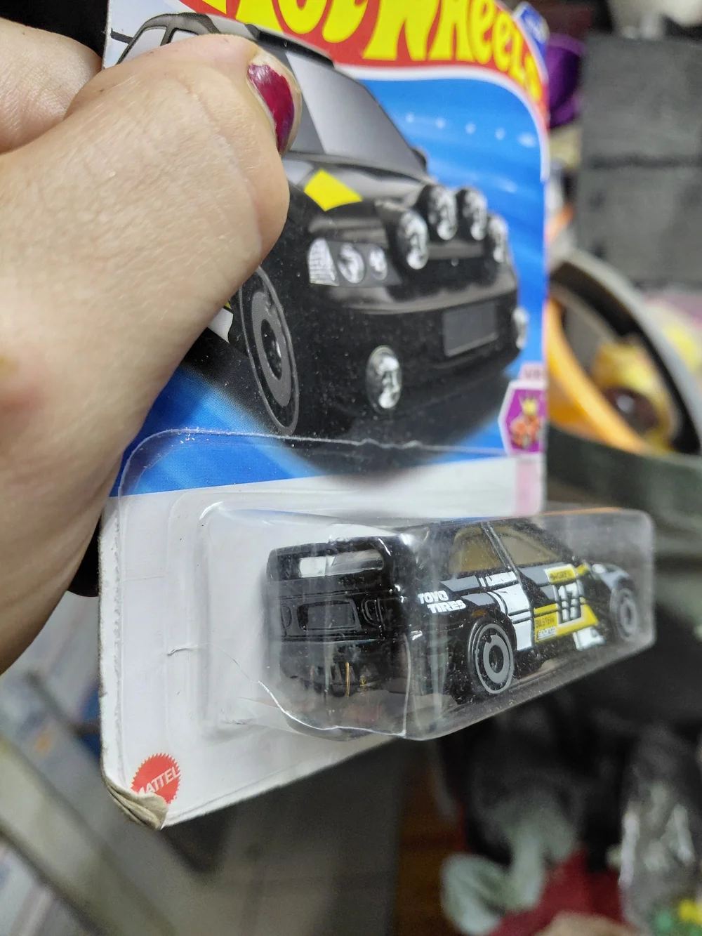 Hot Wheels Ford Escort (Black), part of the Compact Kings (4/10) series.